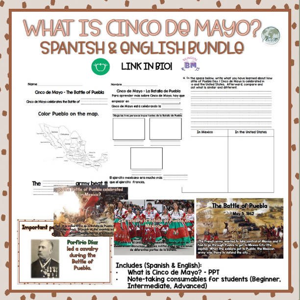 Cinco De Mayo Bundle-Spanish & English