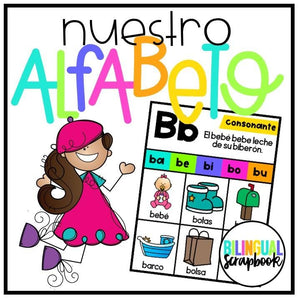 Nuestro Alfabeto (Alphabet Posters in Spanish)