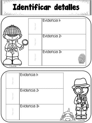Reading Comprehension Interactive Notebook in Spanish & English