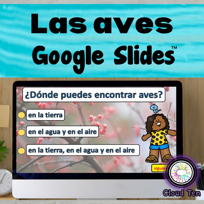 Las aves in Google Slides™