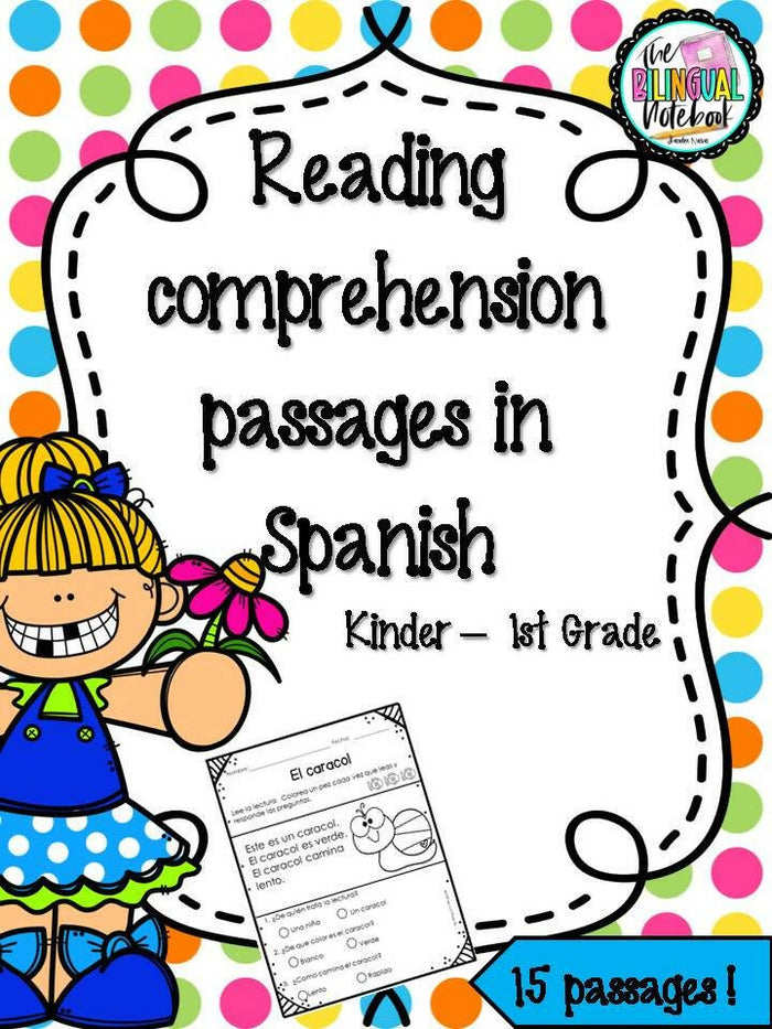 Comprension de lectura - Spanish Reading Comprehension
