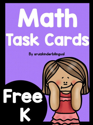 MATH TASK CARDS Kindergarten