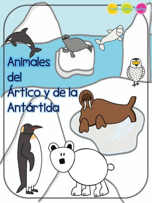 Los Animales del Ártico No Prep Unit - Arctic Animals Spanish No Prep Unit
