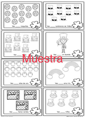 Vamos a contar el día de San Patricio #1-20 (Prek, Kinder, 1º)