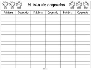 FREE - Mi lista de cognados