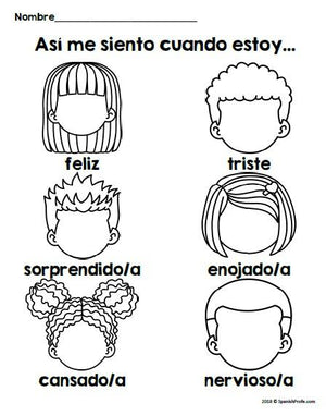 Feelings & Emotions in Spanish (Emociones y sentimientos)