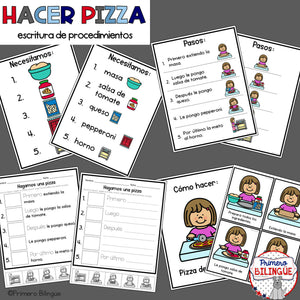 Cómo hacer pizza — Procedural writing