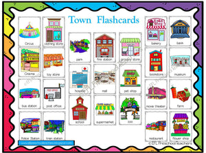 Town Theme for Kindergarten ELL