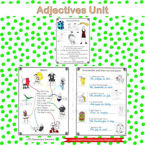 Adjectives for Elementary ELL