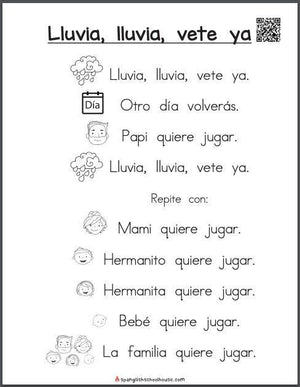 Spanish Song Book with QR Codes