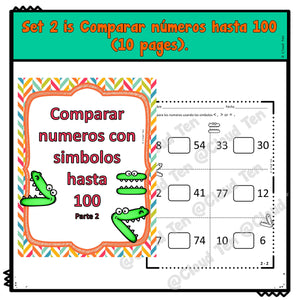 Comparar numeros con simbolos
