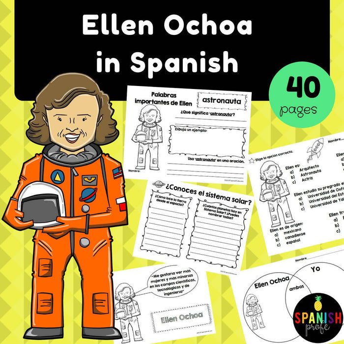 Ellen Ochoa in Spanish (Actividades Ellen Ochoa)