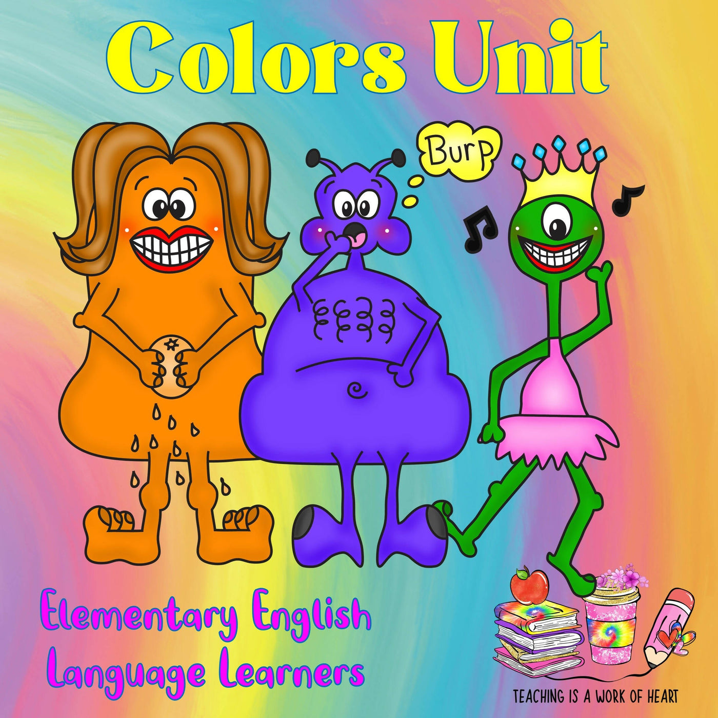 Elementary Colortext Colors Theme for Elementary ESL – Bilingual Marketplace