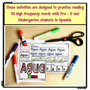 High Frequency Words (Palabras frecuentes)