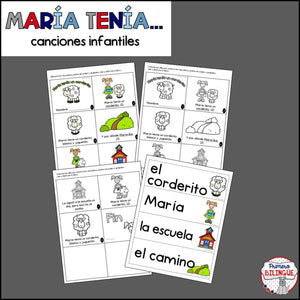 Canciones infantiles - María tenía un corderito