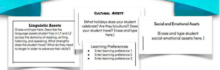 CLD Student Asset Profile Template