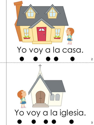 Spanish High Frequency Words "yo","voy" and "la"