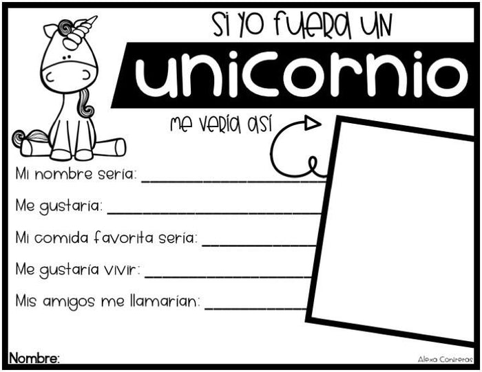 Magical Year - Unicorn Craft in English & Spanish