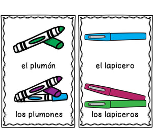 Tarjetas de vocabulario