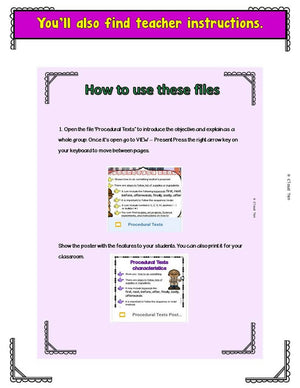 Reading Comprehension Passages - Texto de procedimiento