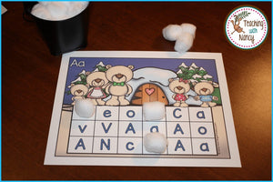 Winter Alphabet Stations