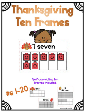 Thanksgiving Ten Frames
