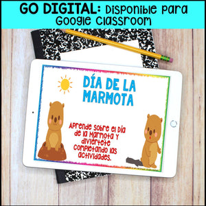 Groundhog Day in Spanish - Día de la marmota - Math - Google Classroom