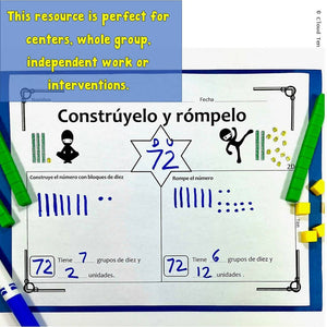 Componer y descomponer números hasta 120