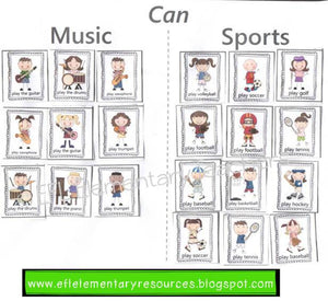 Can as an Ability Unit for Elementary ESL
