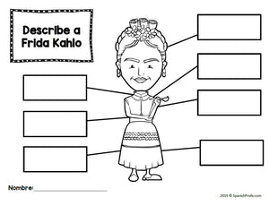 Frida Kahlo in Spanish (Actividades Frida Kahlo)