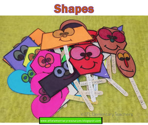Shapes Unit for Preschool and Elementary ESL