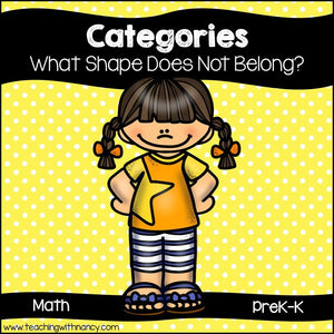 Categories: What Shape Does Not Belong?