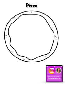 Blank Synonyms Pizza Template (any language)