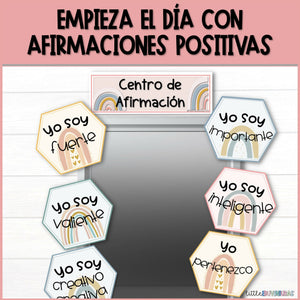 Affirmation Station in Spanish | Afirmaciones Boho Style
