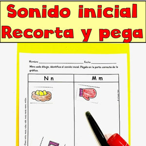 Sonido inicial - Recorta y pega