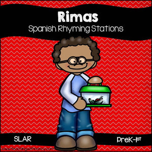 Spanish: Insect Themed Rhyming Stations