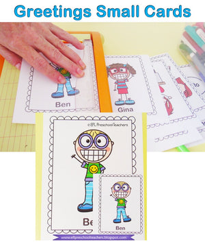 Greetings Unit for Kindergarten-Holistic English