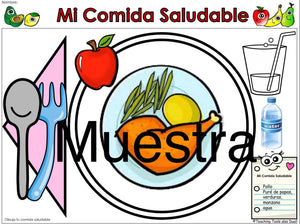 Clasificación Comida Saludable vs. Comida Chatarra para Halloween Dual Spanish