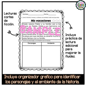 Comprension de lectura - Spanish reading comprehension