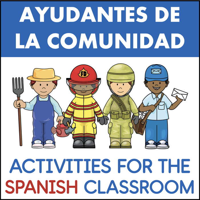 Trabajadores comunitarios SPANISH Community Helpers & Workers Activities