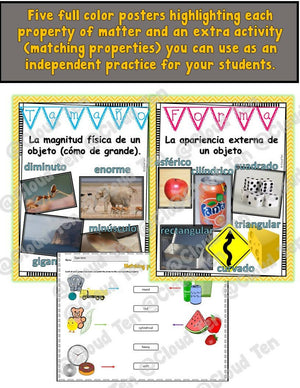 Las propiedades de la materia in Google Slides™