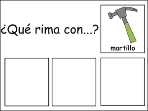 Rhyming Mats In Spanish