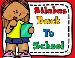 Silabas Back To School