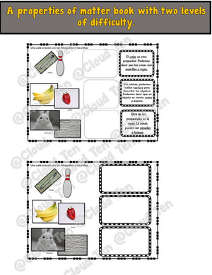 Las propiedades de la materia in Google Slides™