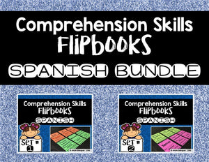 Comprehension Skills Flipbooks {Spanish Bundle}