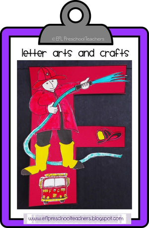 Alphabet Letters arts and crafts