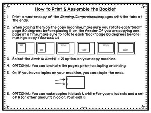 Reading Comprehension Strategies Flip Book & Reference Cards - Spanish & English