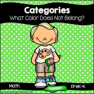 Categories: What Color Does Not Belong?