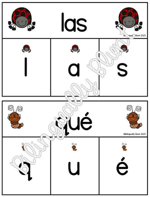 Bug Themed High Frequency Word Puzzles