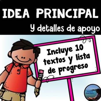 Idea principal y detalles de apoyo